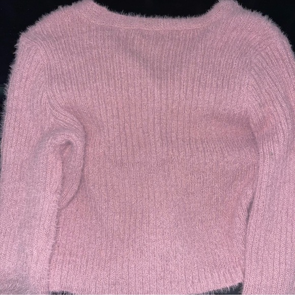 Target Fuzzy Cropped Sweater - Picture 2 of 2